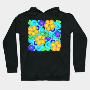 Colored Flowers Hoodie